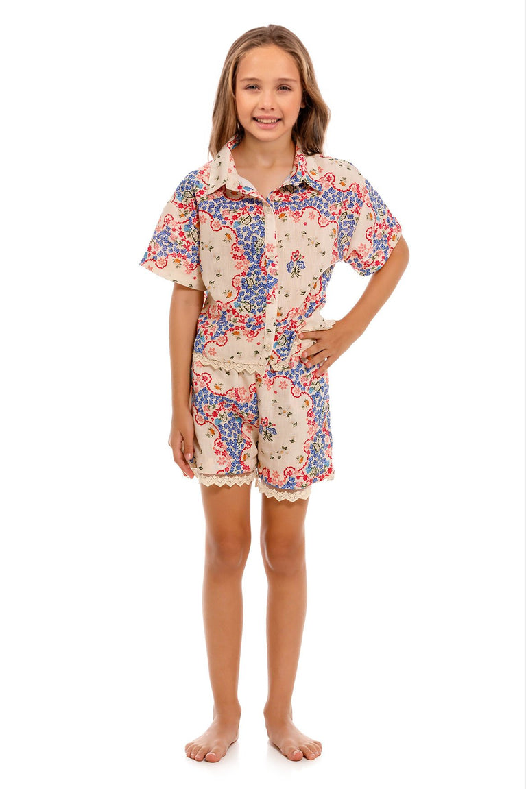 Hover Alternative image -  Bleu-Laya-Kids-Shorts-21703-4.jpg